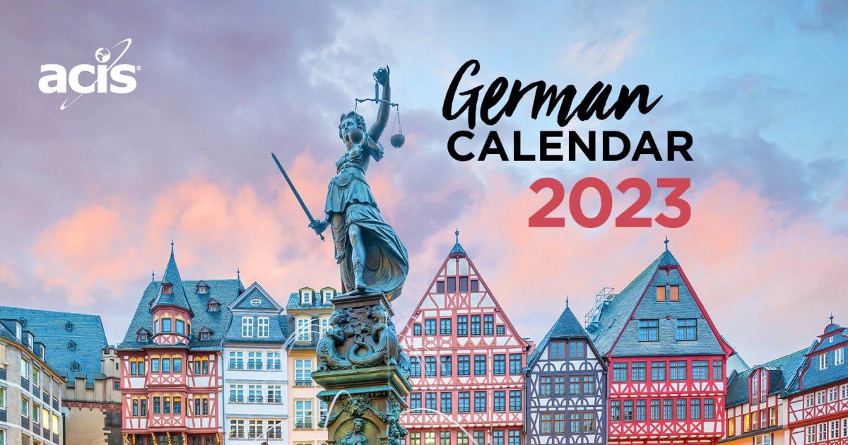 2023 German Language Calendar
